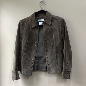 Coldwater creek leather jacket